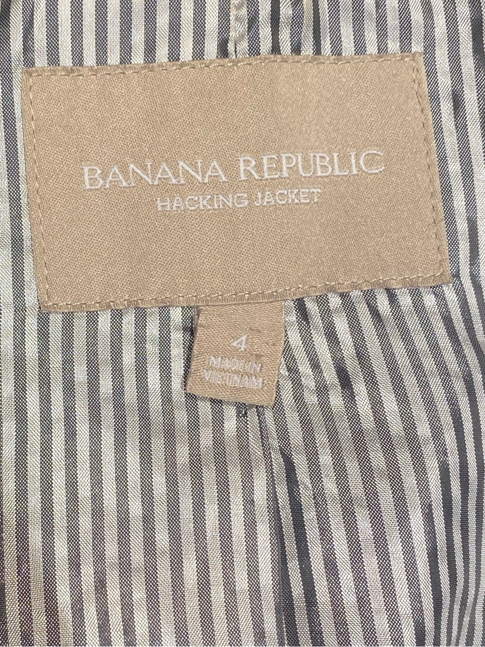 Banana Republic Black Wool Jacket / Blazer, size 4 - Picture 2 of 11